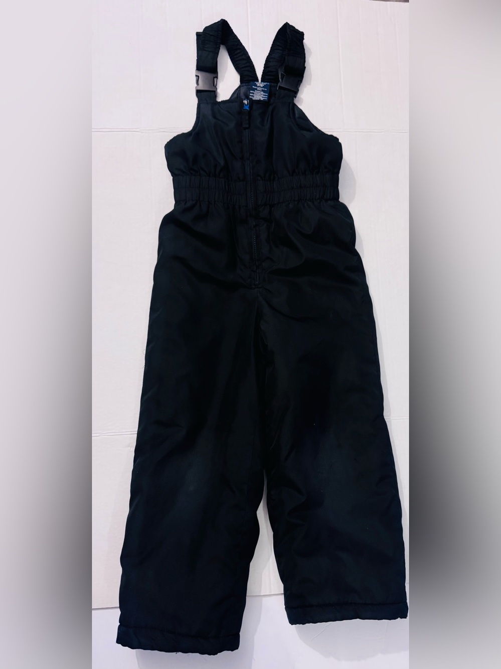 Faded Glory Girls Black Snow Bib Overalls XS (4-5)
